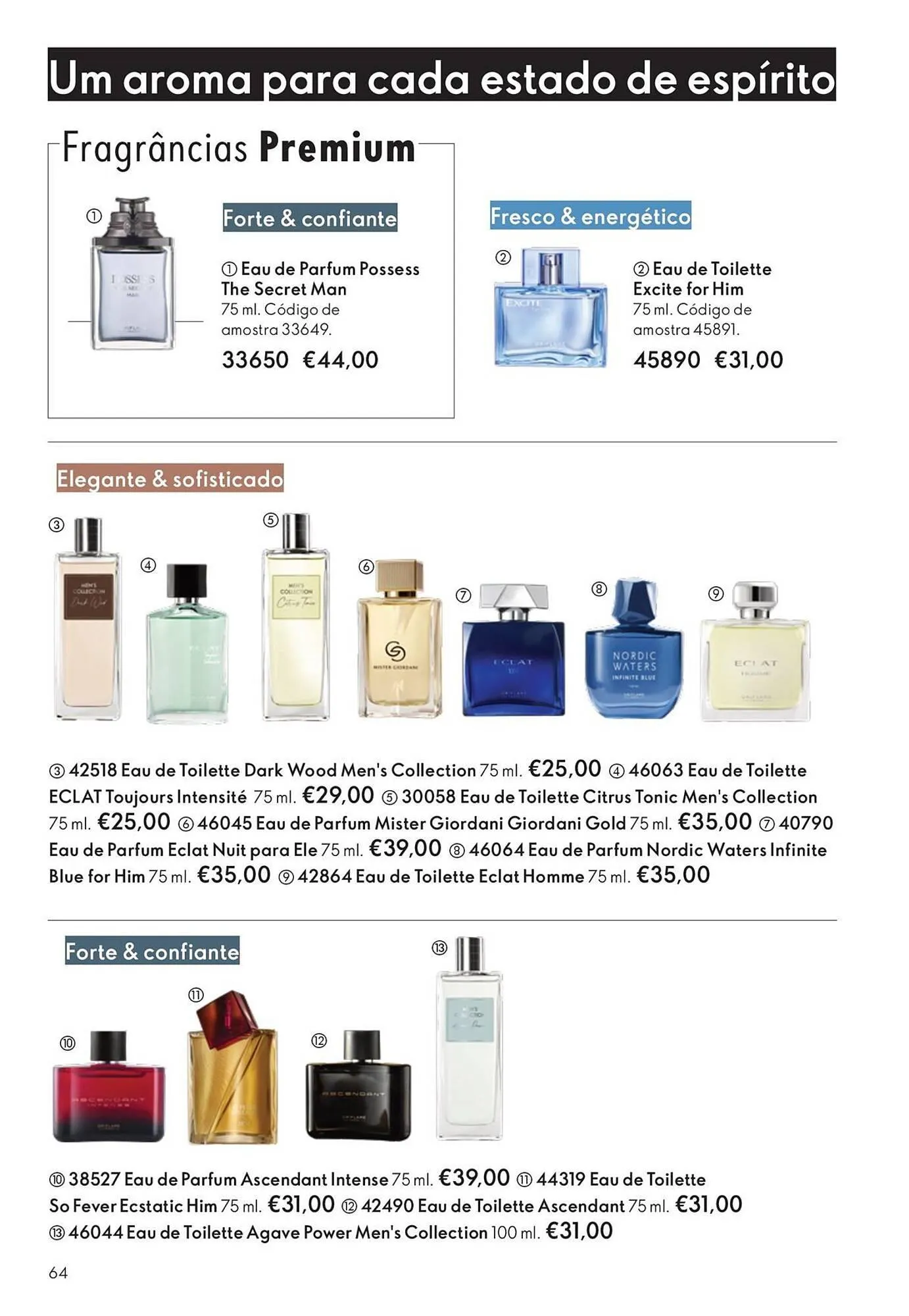 Folheto Catálogo Oriflame de 12 de novembro até 2 de dezembro 2025 - Pagina 64