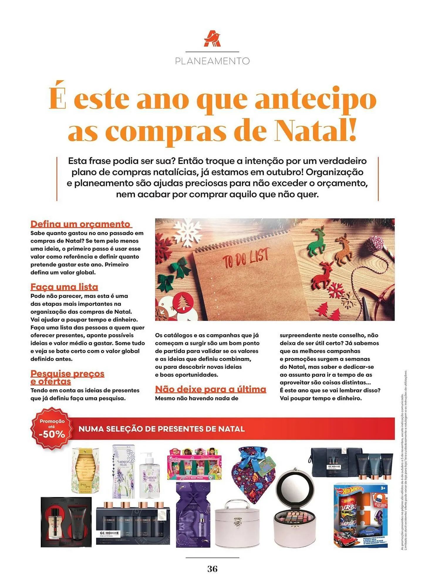 Folheto Folheto Auchan de 6 de outubro até 31 de outubro 2025 - Pagina 36