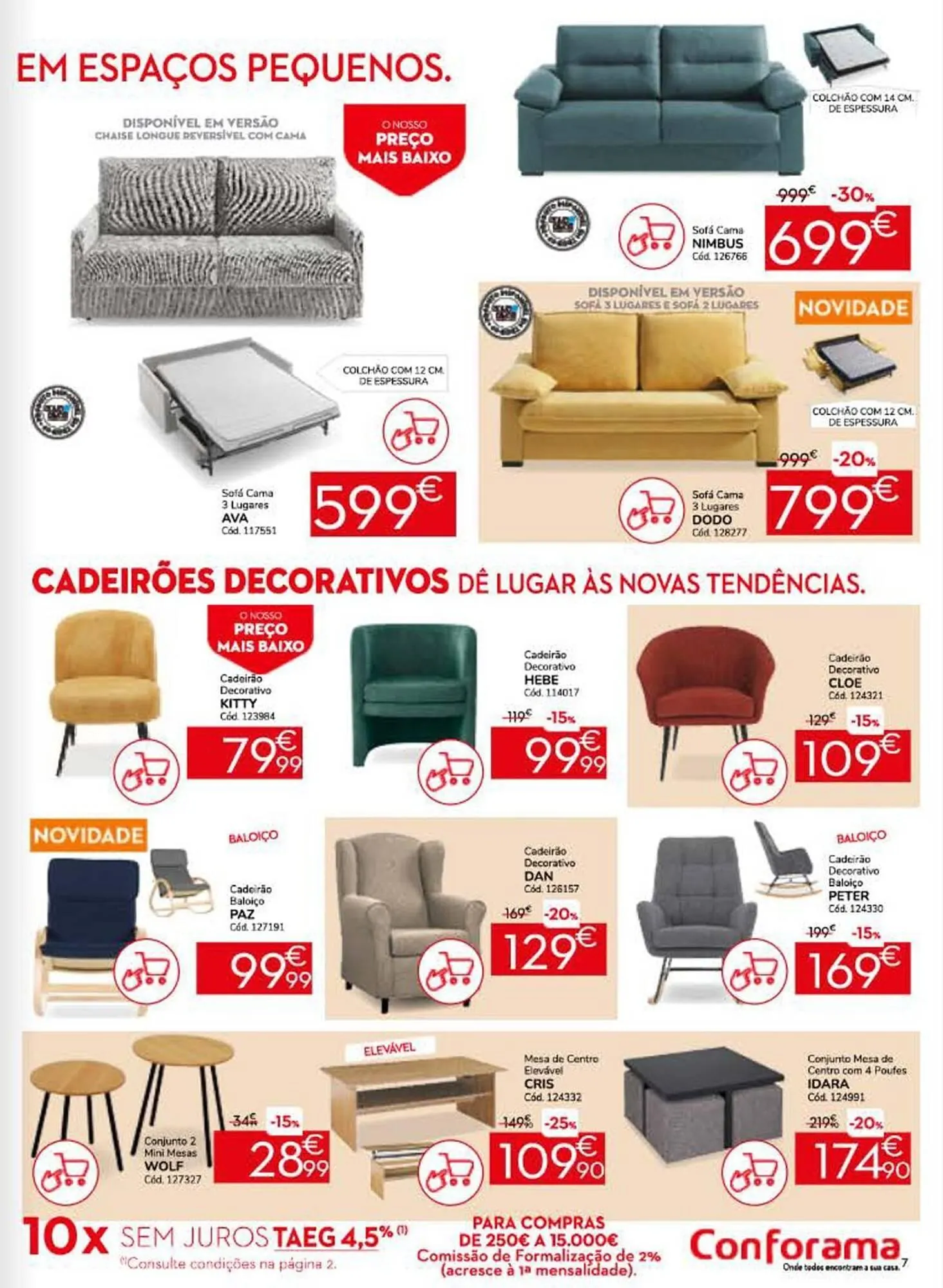 Folheto Folheto Conforama de 2 de março até 25 de março 2026 - Pagina 7