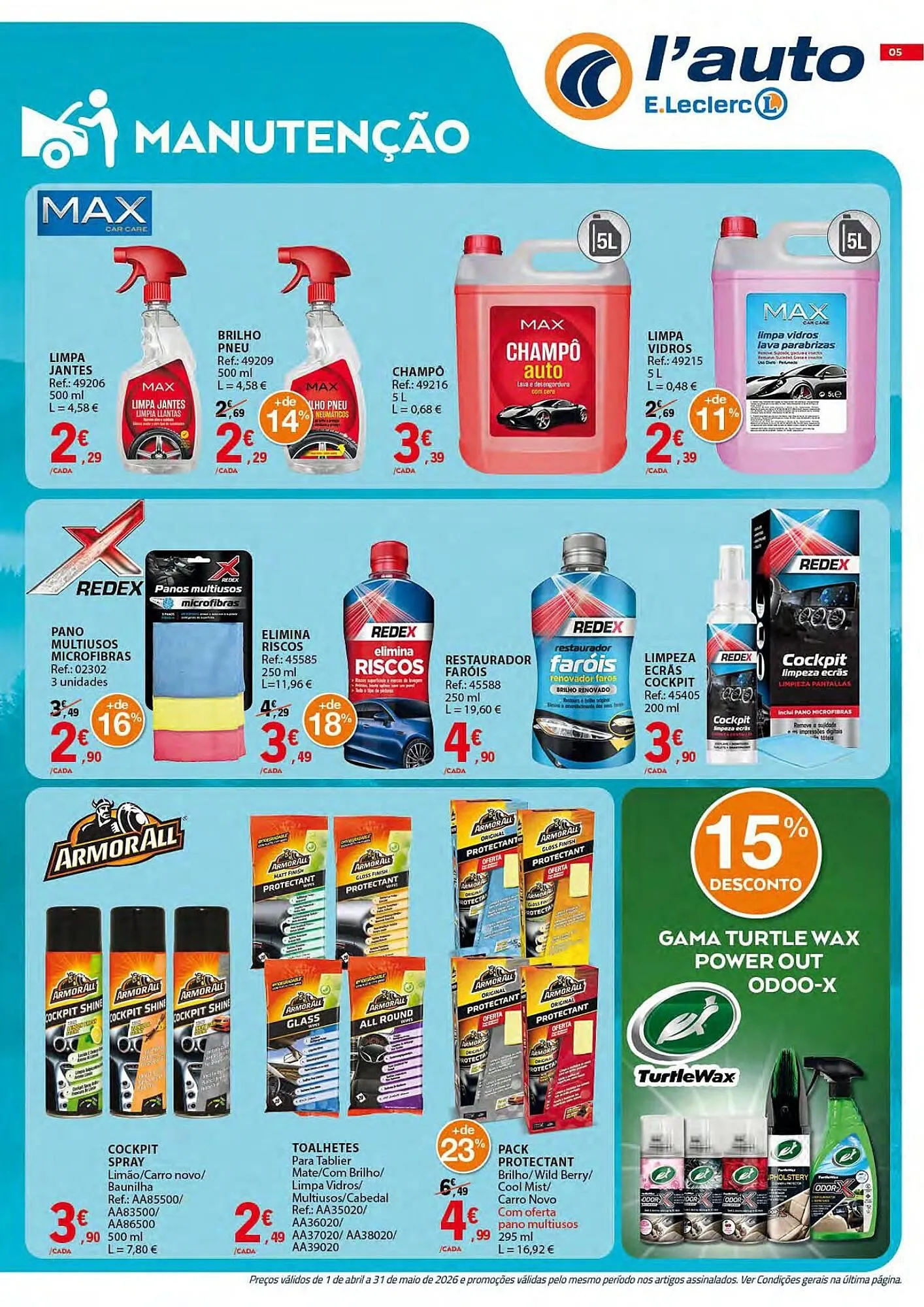 Folheto Folheto E.Leclerc de 1 de abril até 31 de maio 2026 - Pagina 5