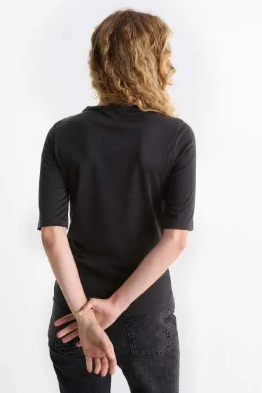 Long sleeve top - ribbed