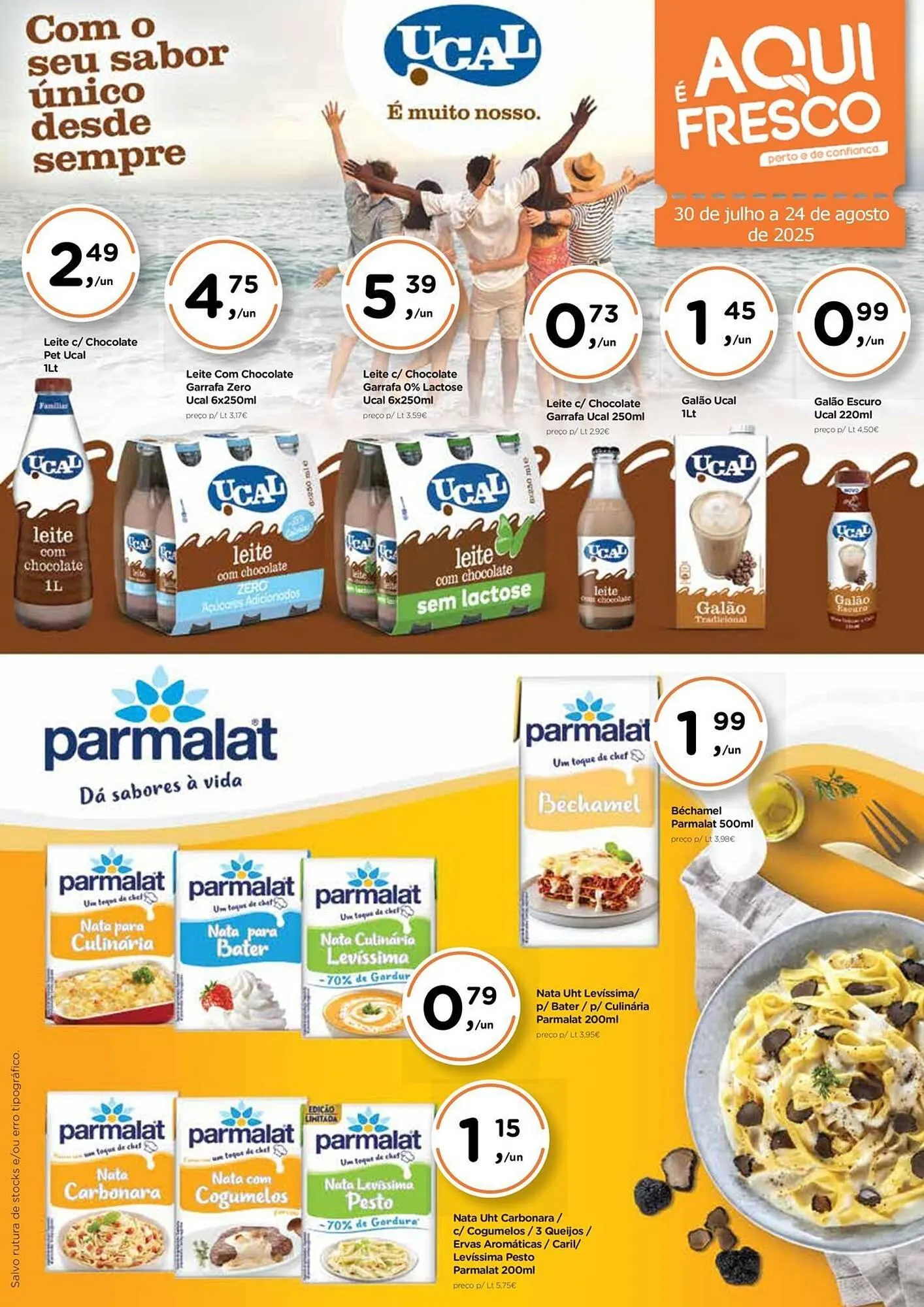 Folheto Aqui é fresco - 1