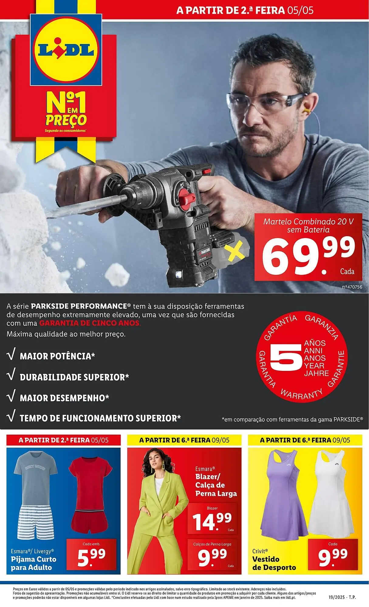 Folheto Folheto Lidl de 5 de maio até 11 de maio 2025 - Pagina 1