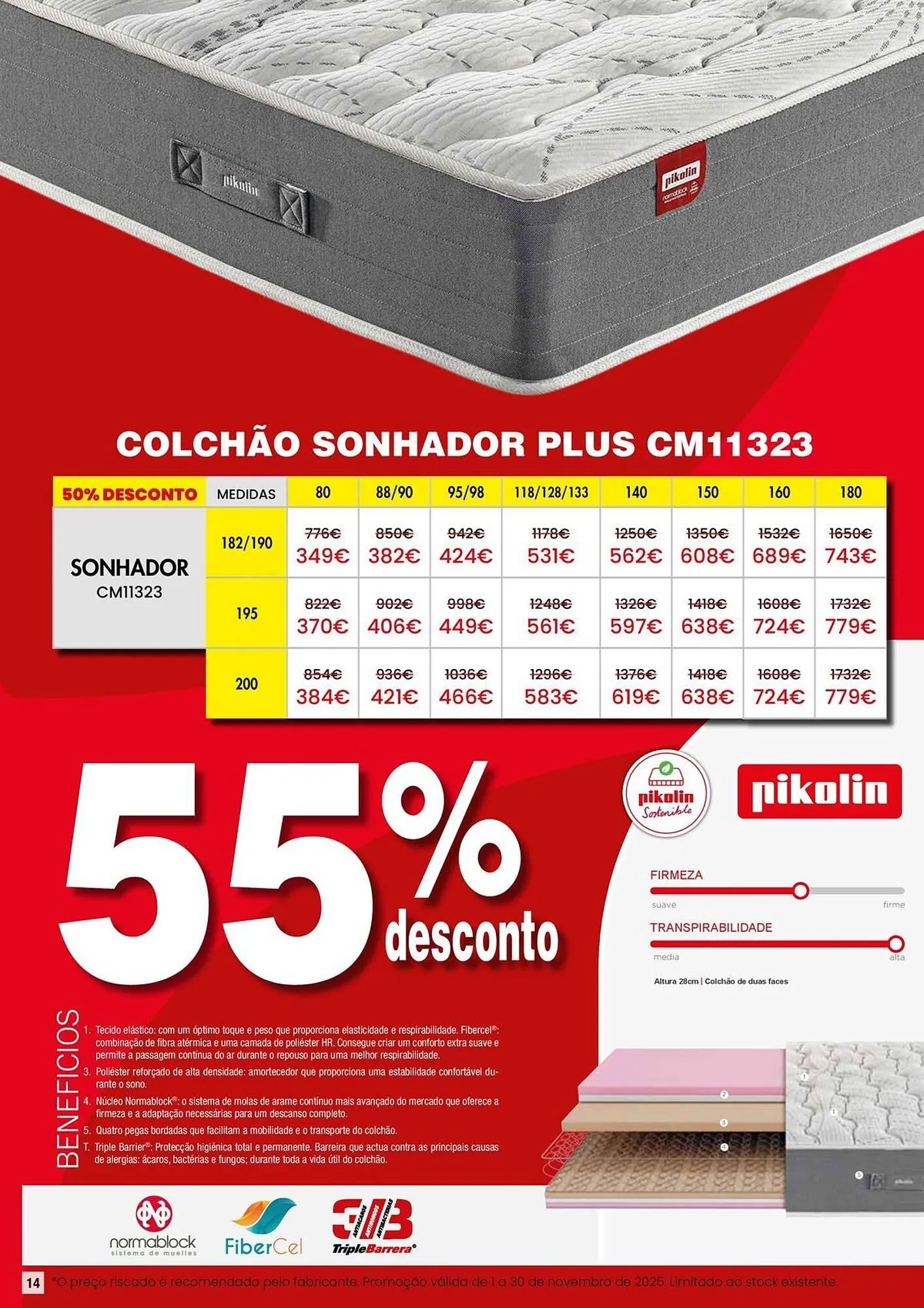 Folheto Folheto Hiper Centro do Móvel de 4 de novembro até 8 de dezembro 2025 - Pagina 14