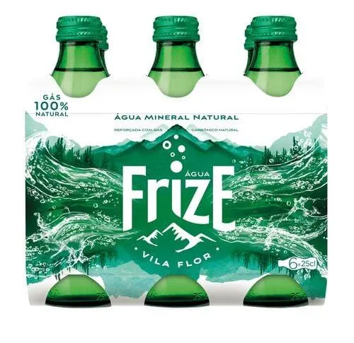 água com gás frize 6x0.25l
