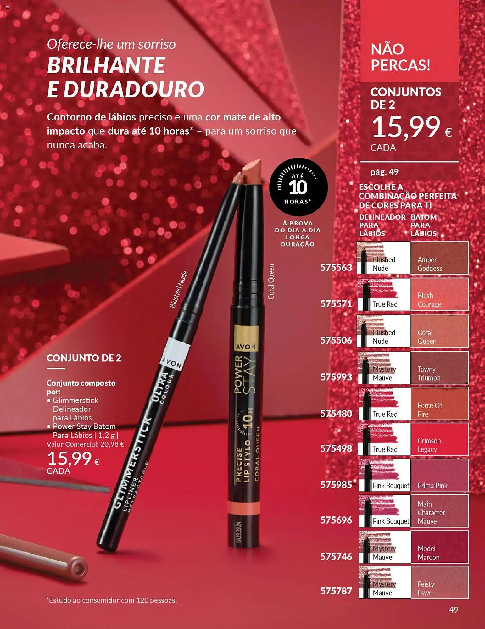 Folheto Catálogo Avon de 1 de dezembro até 1 de janeiro 2026 - Pagina 49
