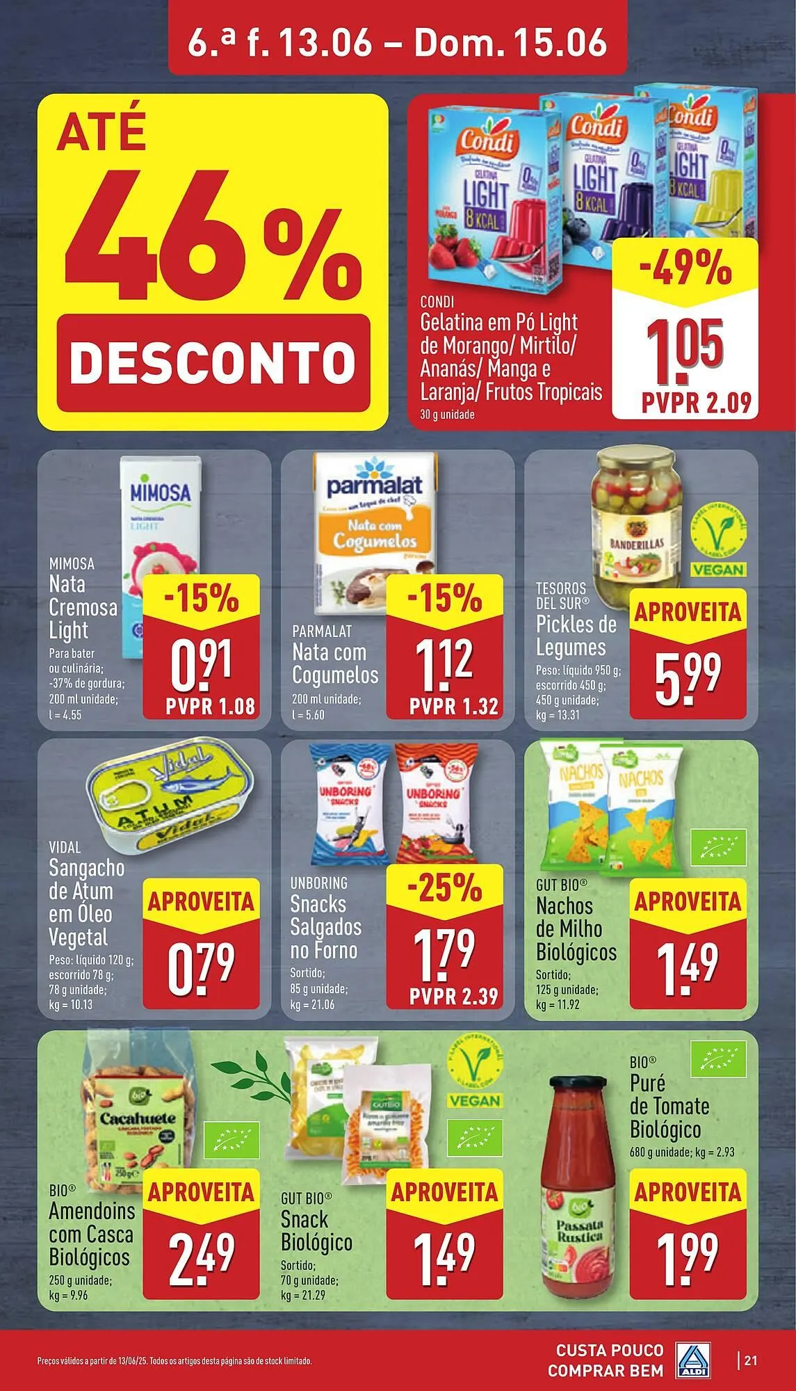 Folheto Folheto ALDI de 9 de junho até 15 de junho 2025 - Pagina 21