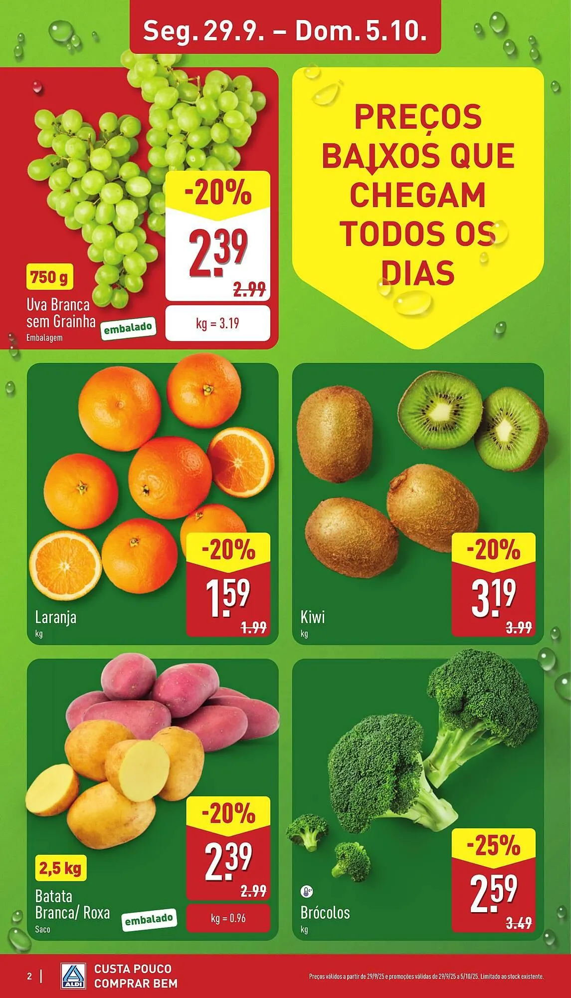 Folheto Folheto ALDI de 29 de setembro até 5 de outubro 2025 - Pagina 2