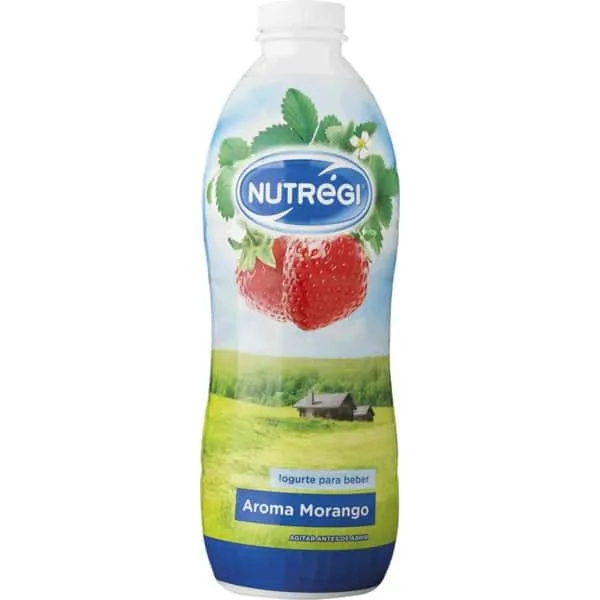 Iogurte Líquido com Aroma a Morango