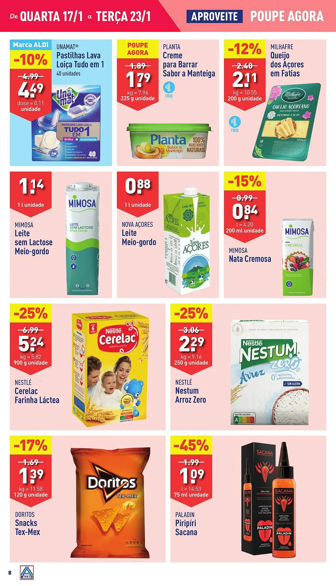 Folheto Folheto ALDI de 17 de janeiro até 23 de janeiro 2024 - Pagina 8