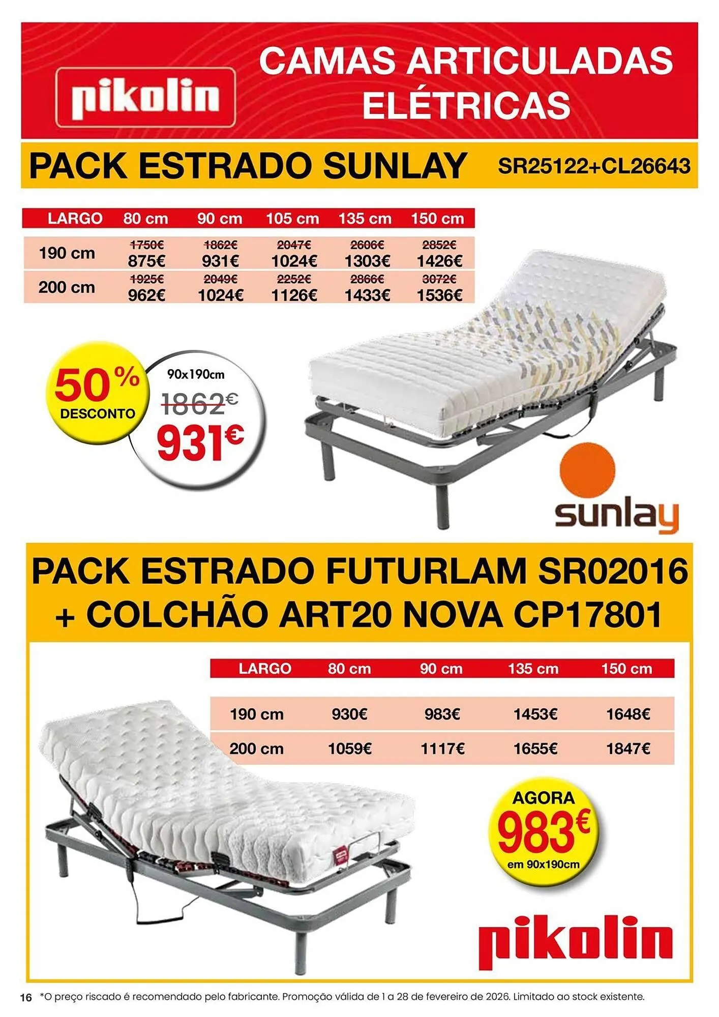 Folheto Folheto Hiper Centro do Móvel de 5 de fevereiro até 28 de fevereiro 2026 - Pagina 16