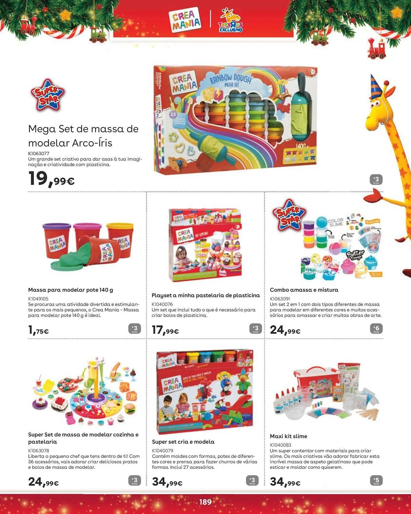 Folheto Catálogo Toys R Us de 5 de novembro até 5 de janeiro 2026 - Pagina 189