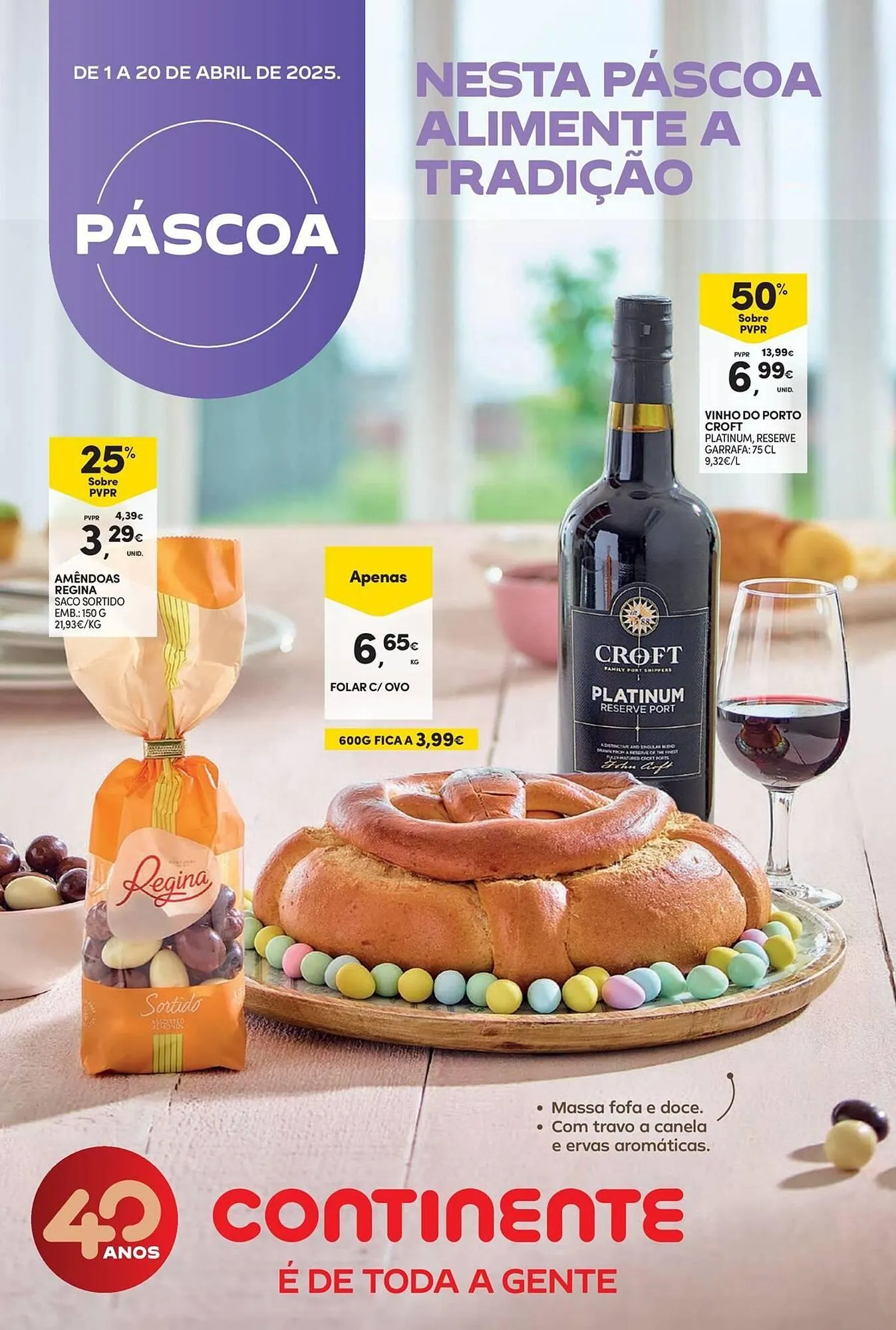 Folheto Folheto Continente de 1 de abril até 20 de abril 2025 - Pagina 1