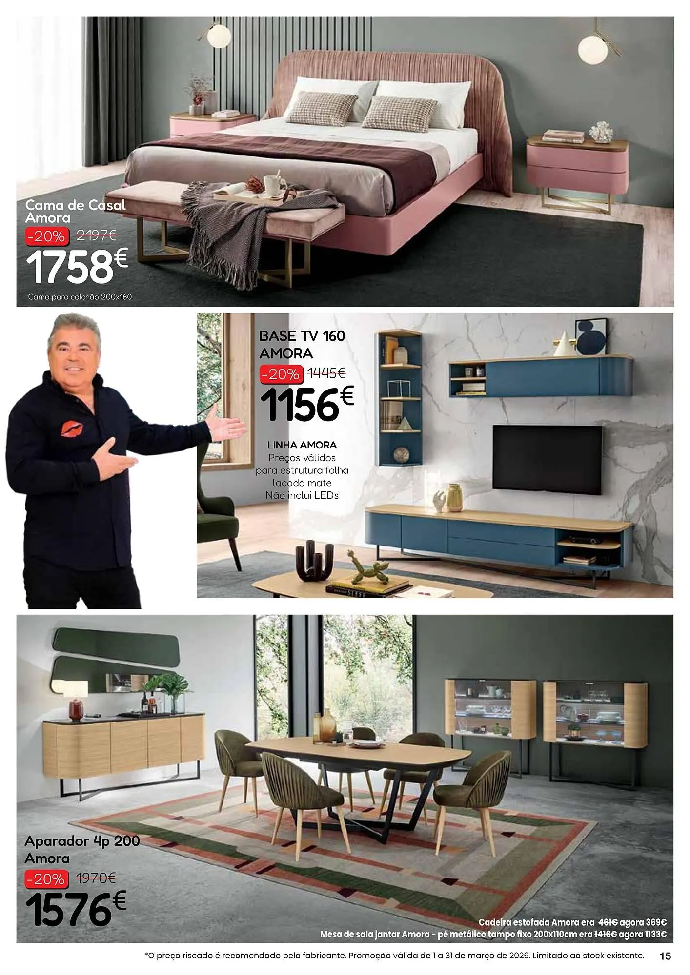 Folheto Folheto Hiper Centro do Móvel de 5 de março até 31 de março 2026 - Pagina 15