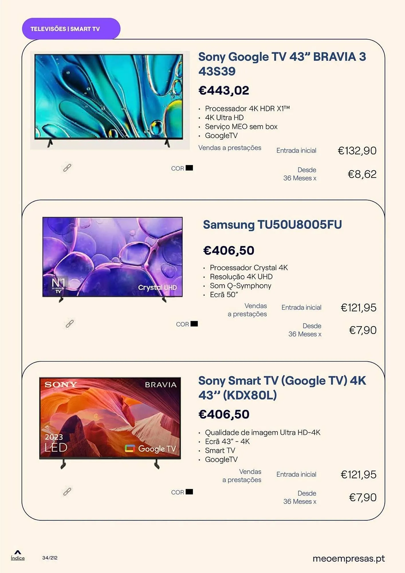 Folheto Catálogo MEO de 20 de outubro até 31 de dezembro 2025 - Pagina 34