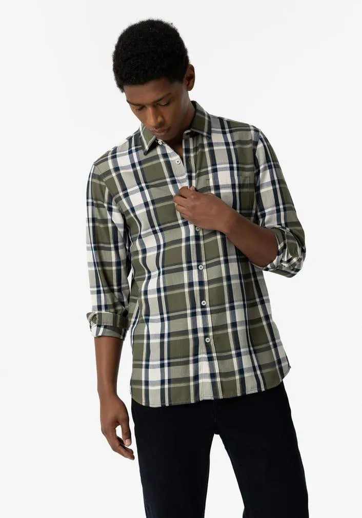 Camisa Regular Fit Twill Xadrez