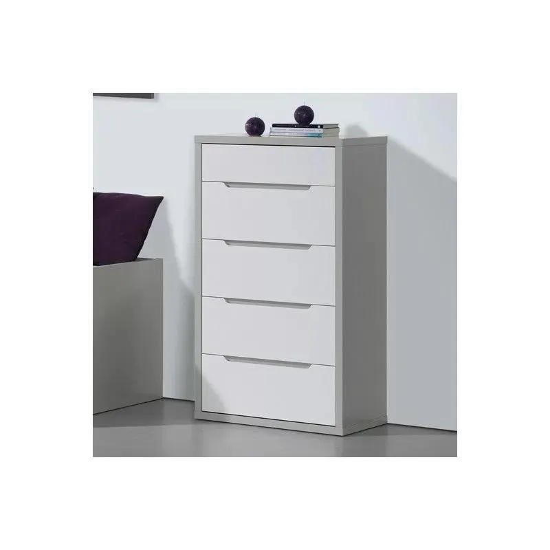 Camiseiro Viena Cinza Branco