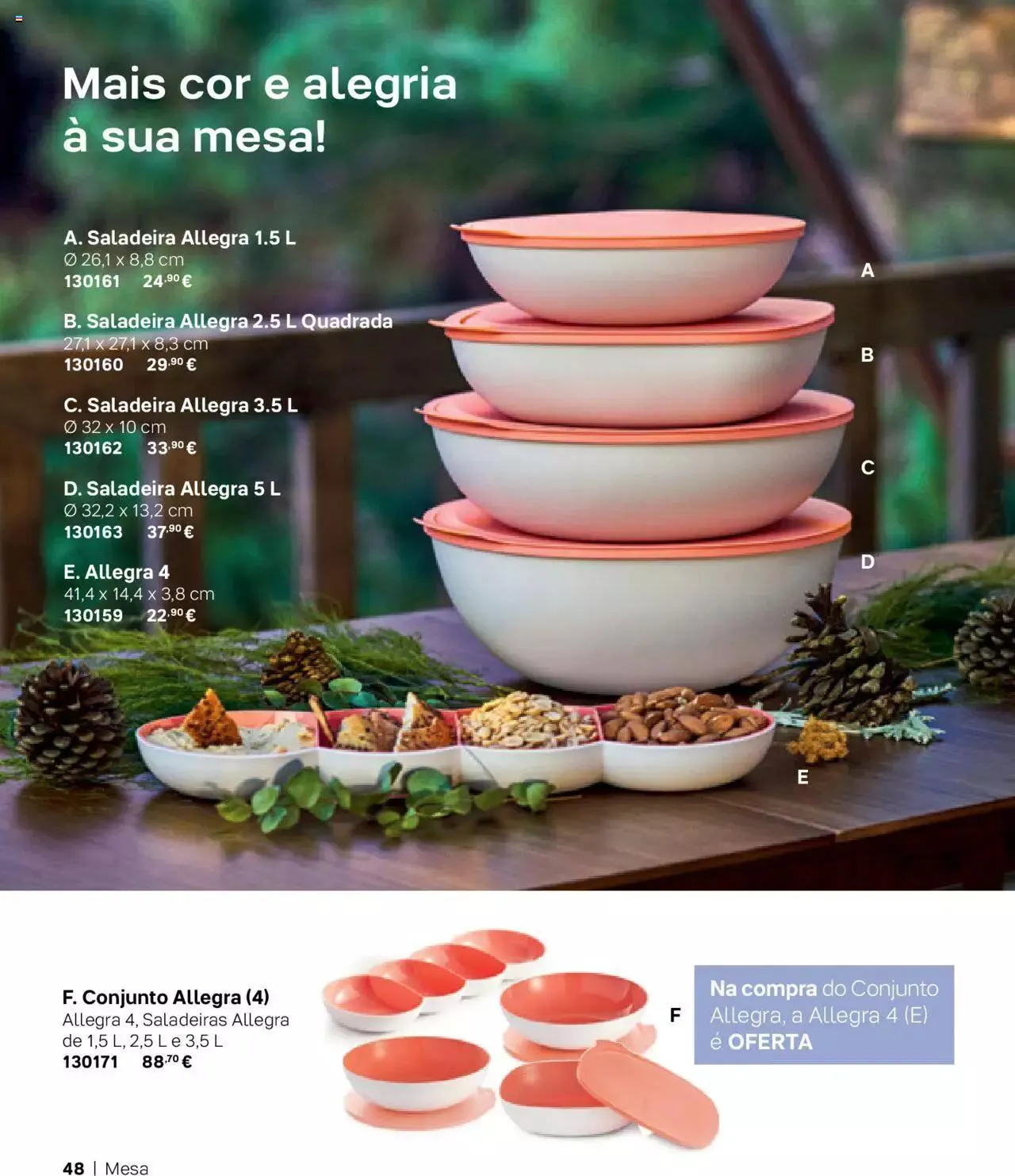 Folheto Tupperware Catálogo de 1 de setembro até 31 de dezembro 2023 - Pagina 48