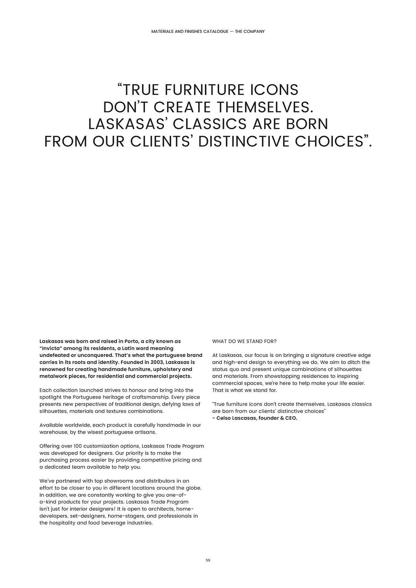 Folheto Folheto Laskasas Interiores de 9 de abril até 31 de dezembro 2025 - Pagina 59
