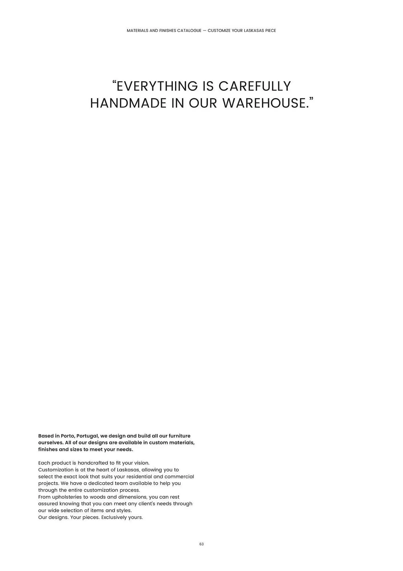 Folheto Folheto Laskasas Interiores de 9 de abril até 31 de dezembro 2025 - Pagina 63