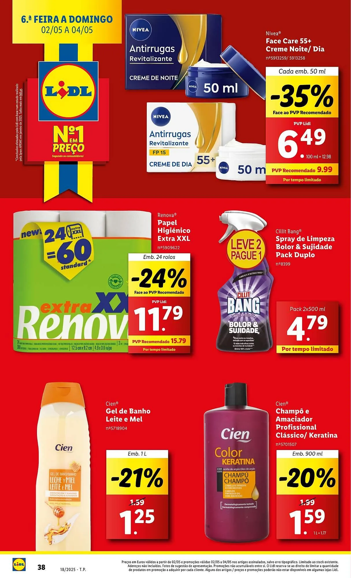 Folheto Folheto Lidl de 28 de abril até 4 de maio 2025 - Pagina 38