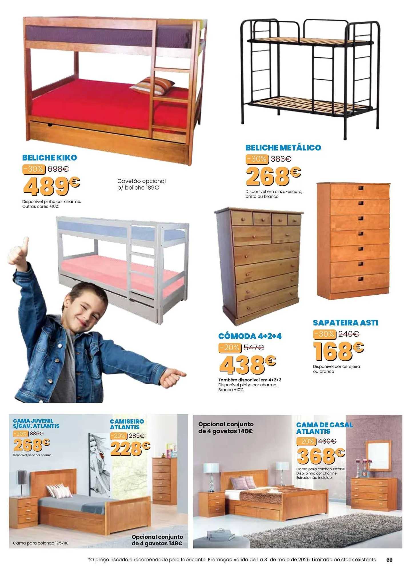 Folheto Folheto Hiper Centro do Móvel de 1 de maio até 31 de maio 2025 - Pagina 69