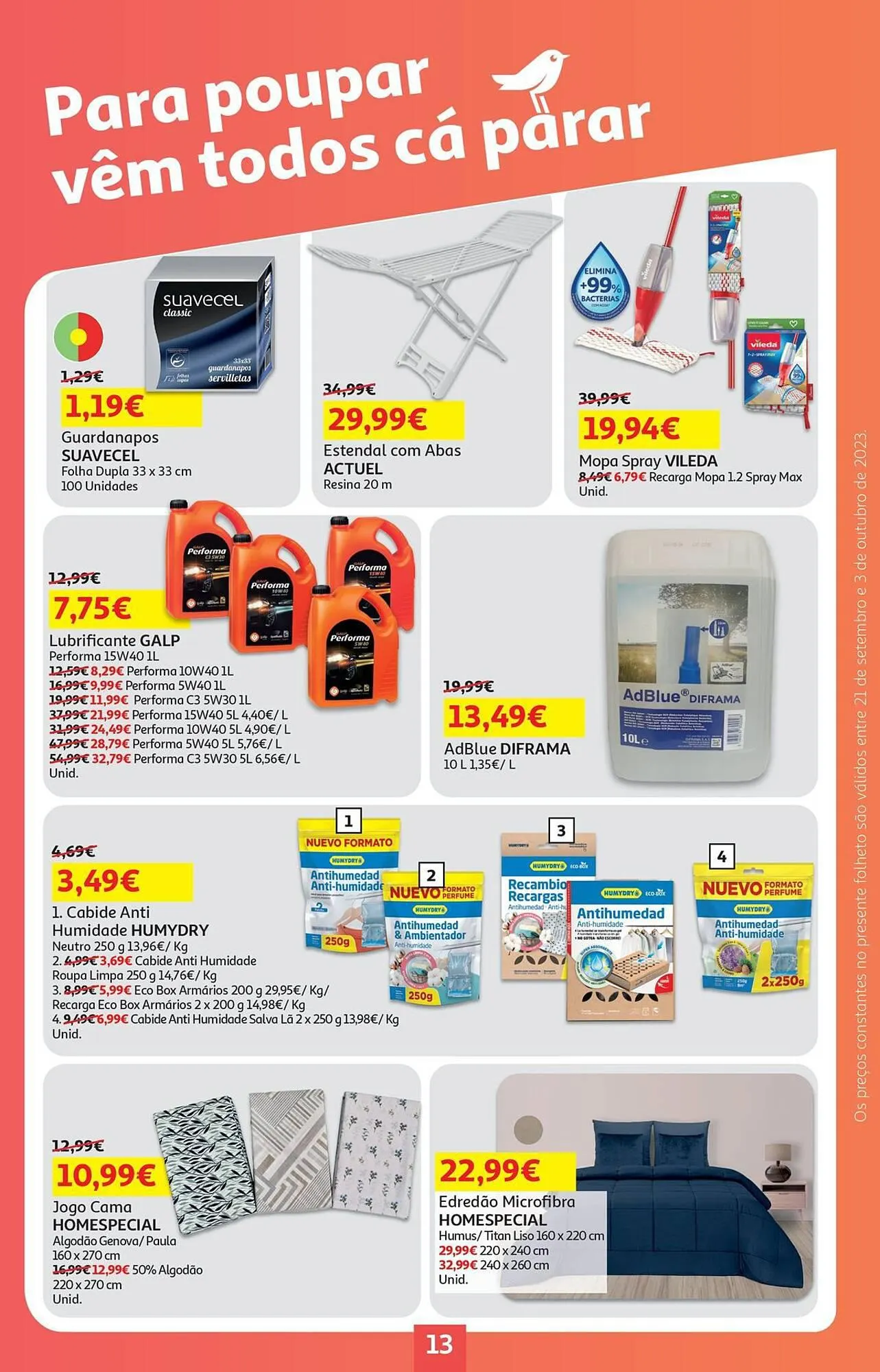 Folheto Folheto Auchan de 21 de setembro até 3 de outubro 2023 - Pagina 13