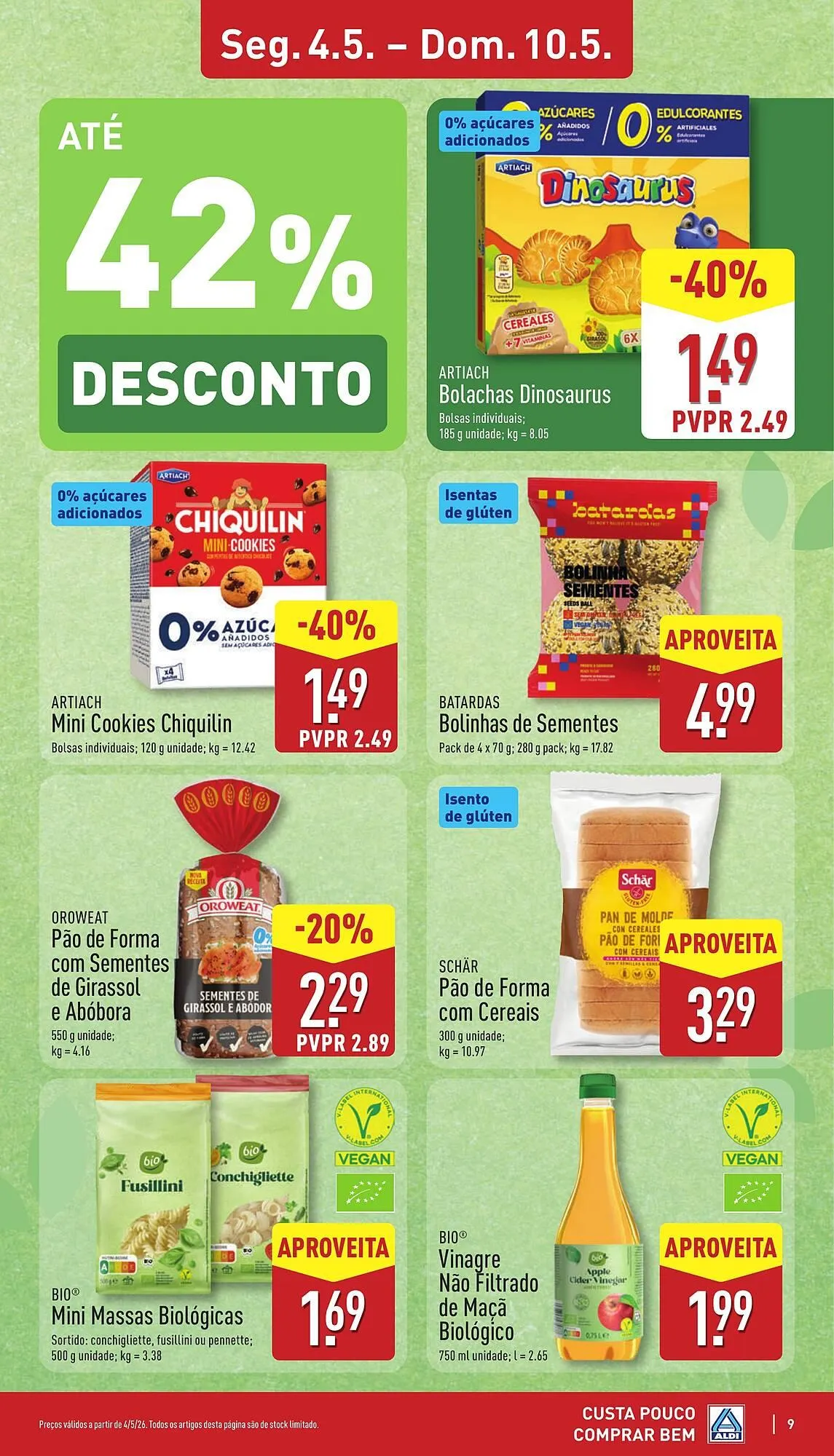 Folheto Folheto ALDI de 4 de maio até 10 de maio 2026 - Pagina 9