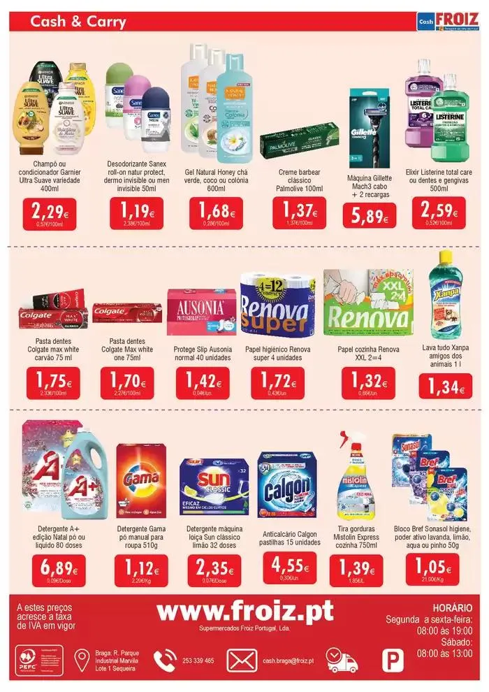 Folheto Cash FROIZ de 21 de novembro até 4 de dezembro 2024 - Pagina 8