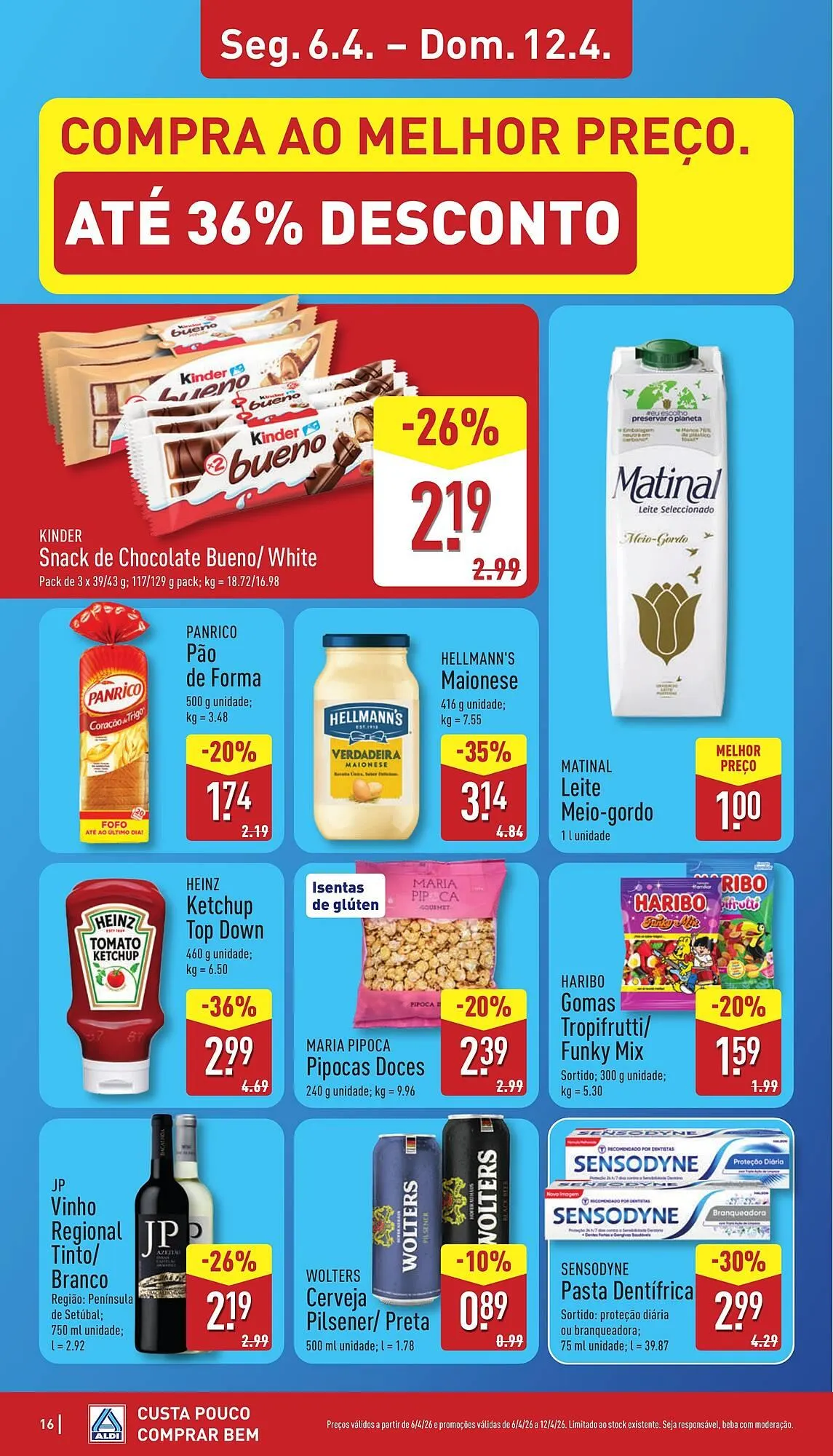 Folheto Folheto ALDI de 6 de abril até 12 de abril 2026 - Pagina 16
