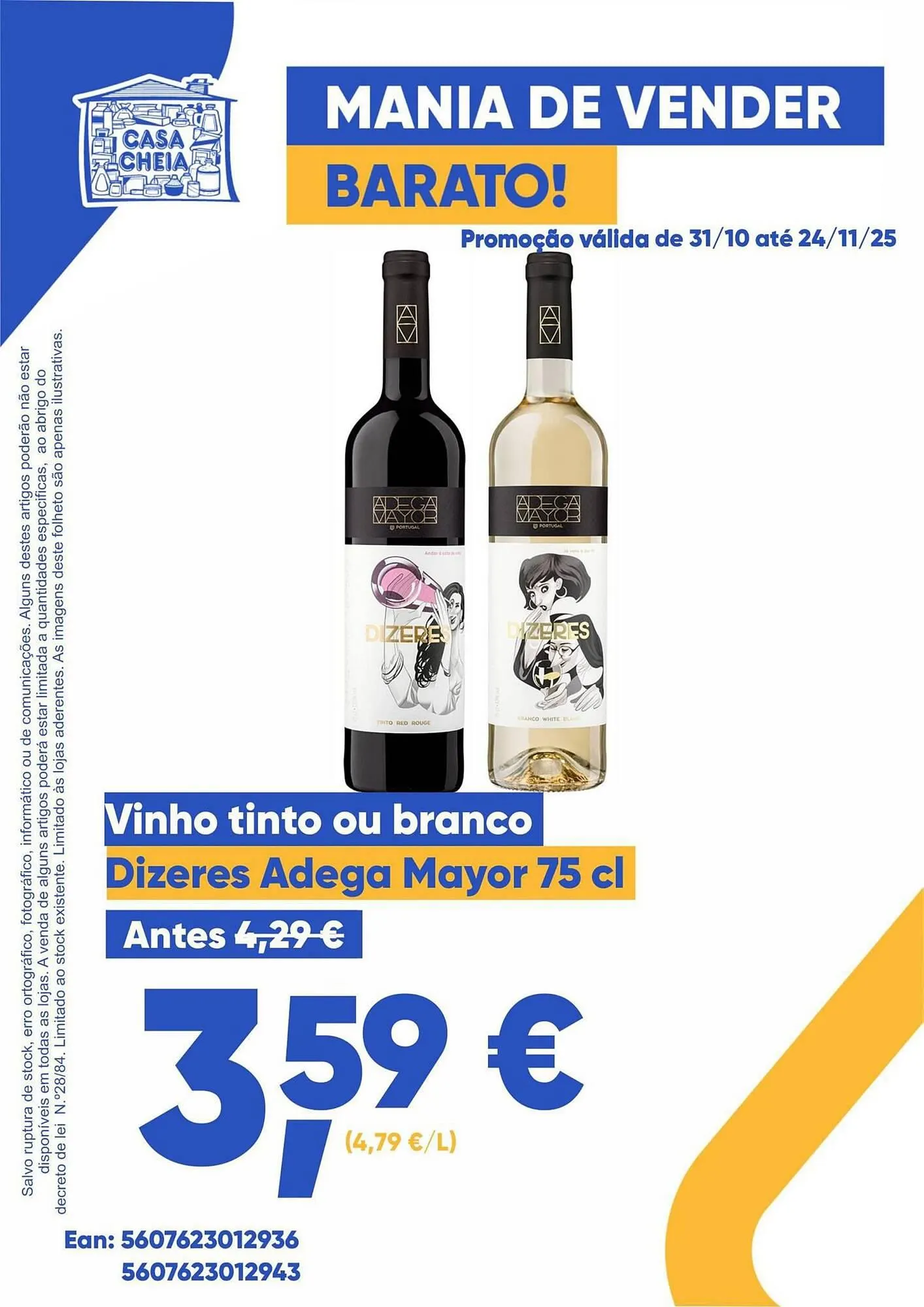 Folheto Folheto Casa Cheia de 31 de outubro até 24 de novembro 2025 - Pagina 1