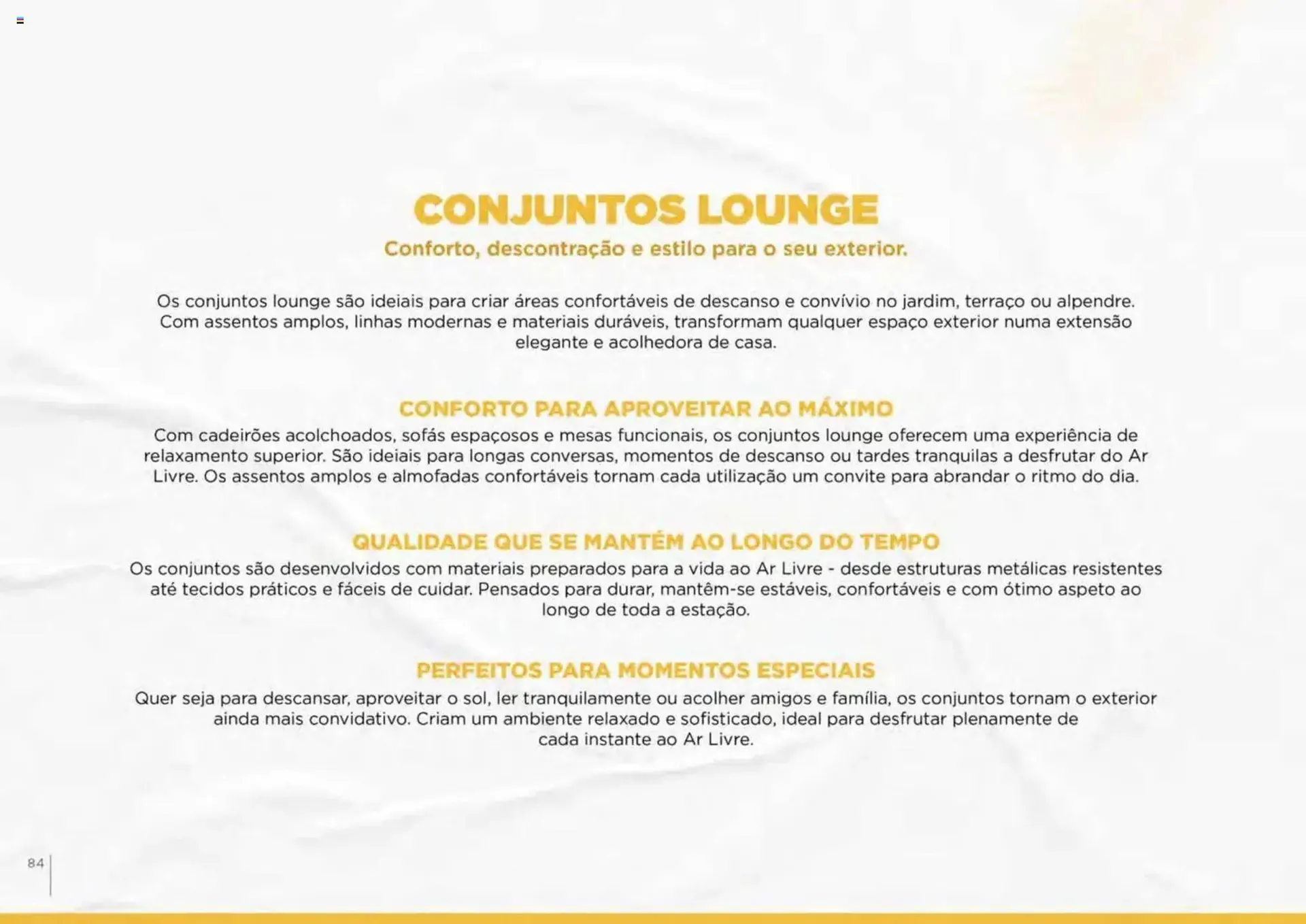 Folheto Catálogo Espaço Casa de 7 de março até 29 de agosto 2026 - Pagina 84