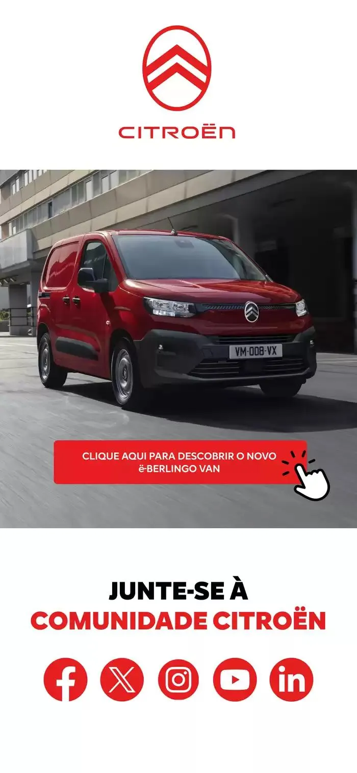 Folheto Catálogo Citroen Novo ë-Berlingo Van de 20 de novembro até 20 de novembro 2025 - Pagina 24