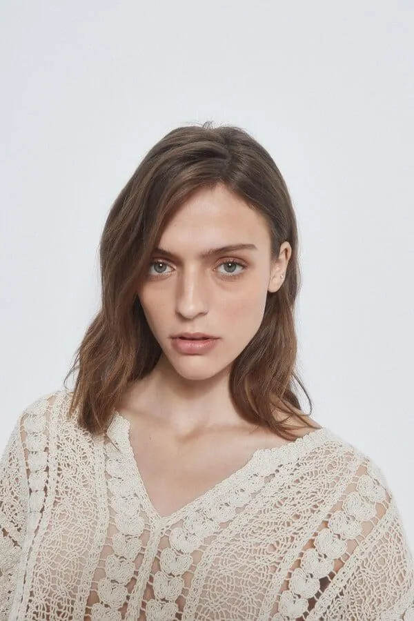 Jersey crochet oversize