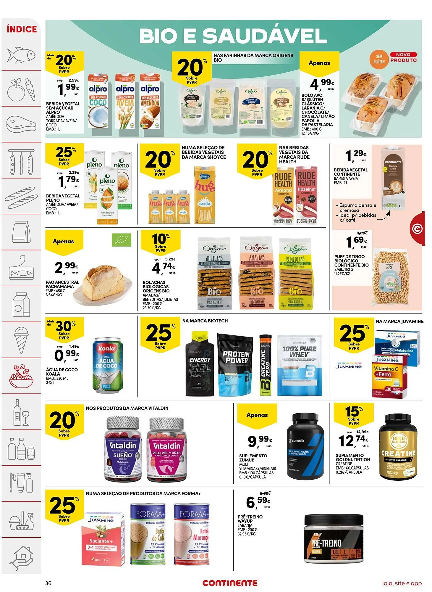 Folheto Folheto Continente de 10 de março até 16 de março 2026 - Pagina 36