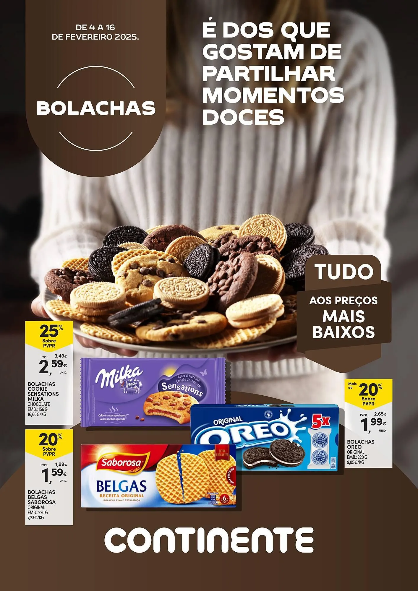 Folheto Folheto Continente de 4 de fevereiro até 16 de fevereiro 2025 - Pagina 1