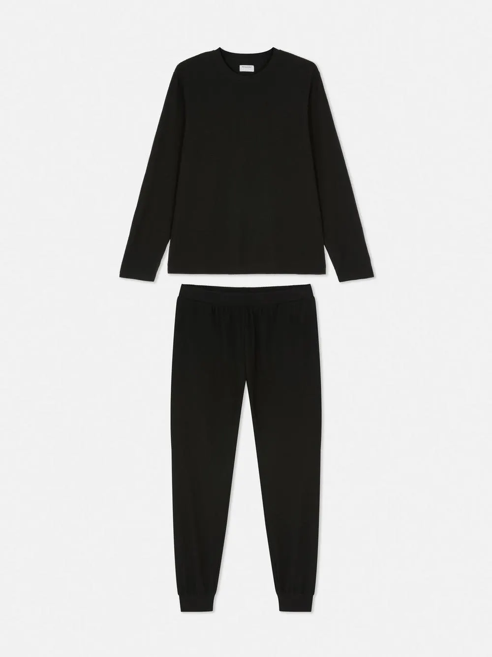 Pijama comprido textura waffle