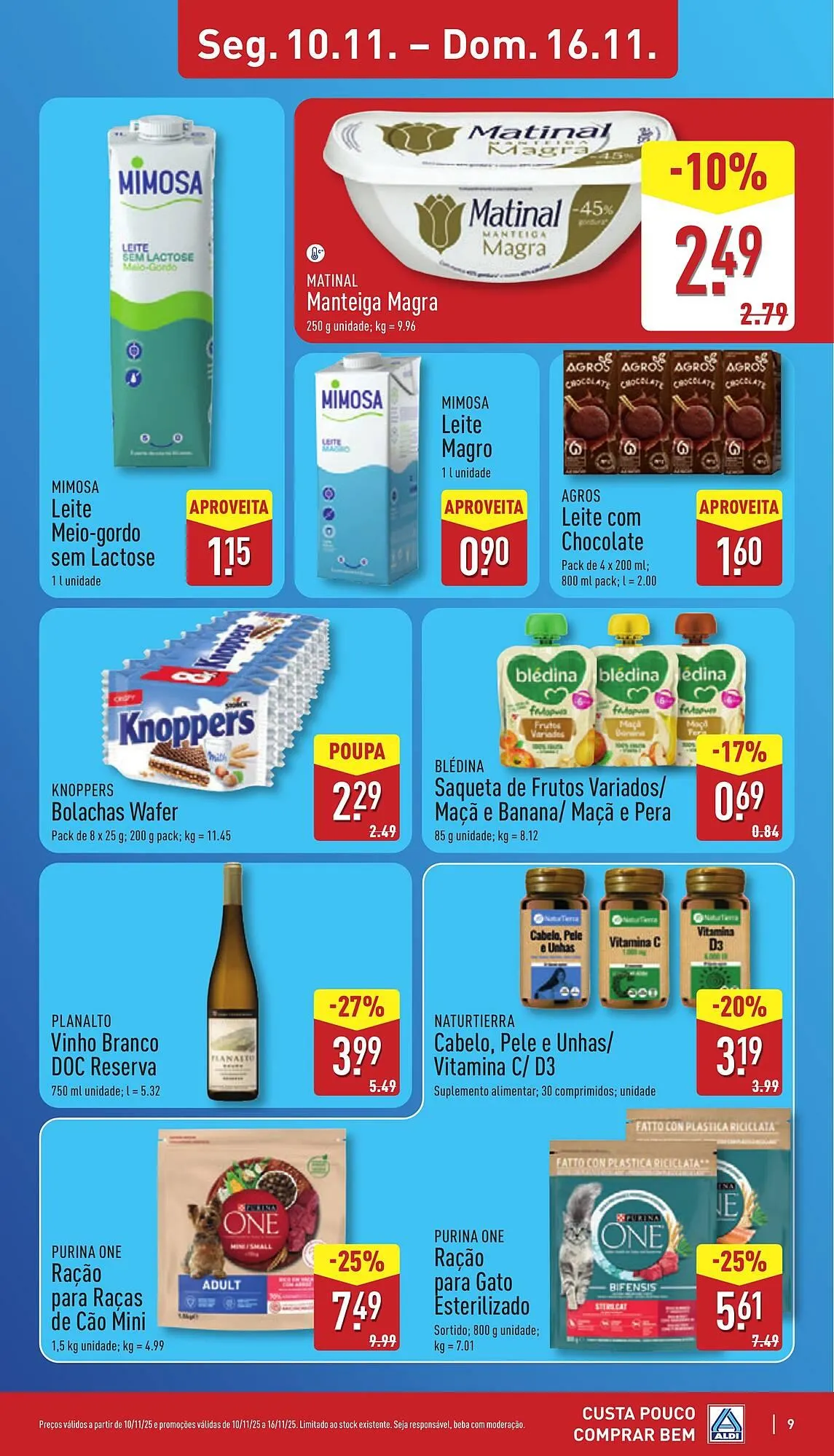 Folheto Folheto ALDI de 10 de novembro até 16 de novembro 2025 - Pagina 9