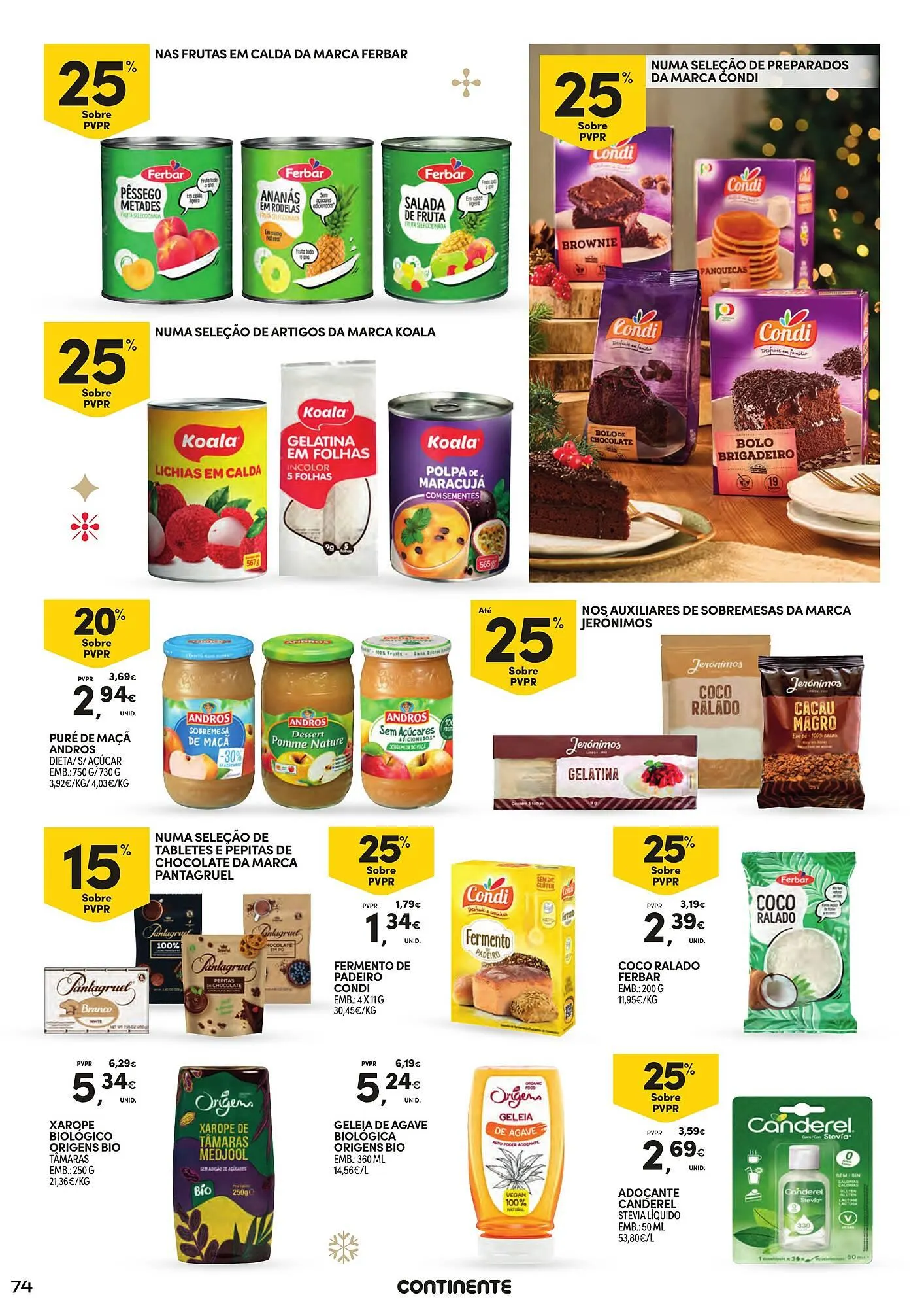 Folheto Folheto Continente de 18 de novembro até 24 de dezembro 2025 - Pagina 74