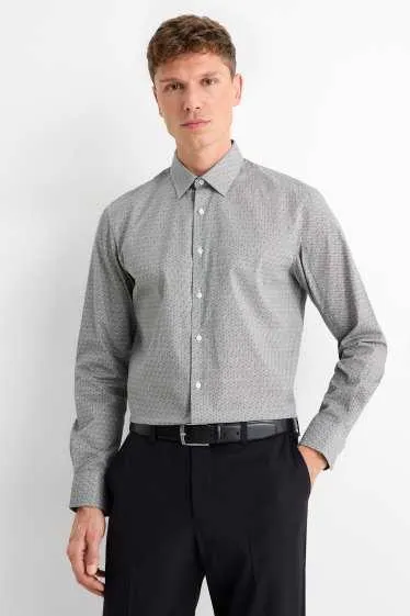 Business shirt - regular fit - Kent collar - easy-iron - patterned