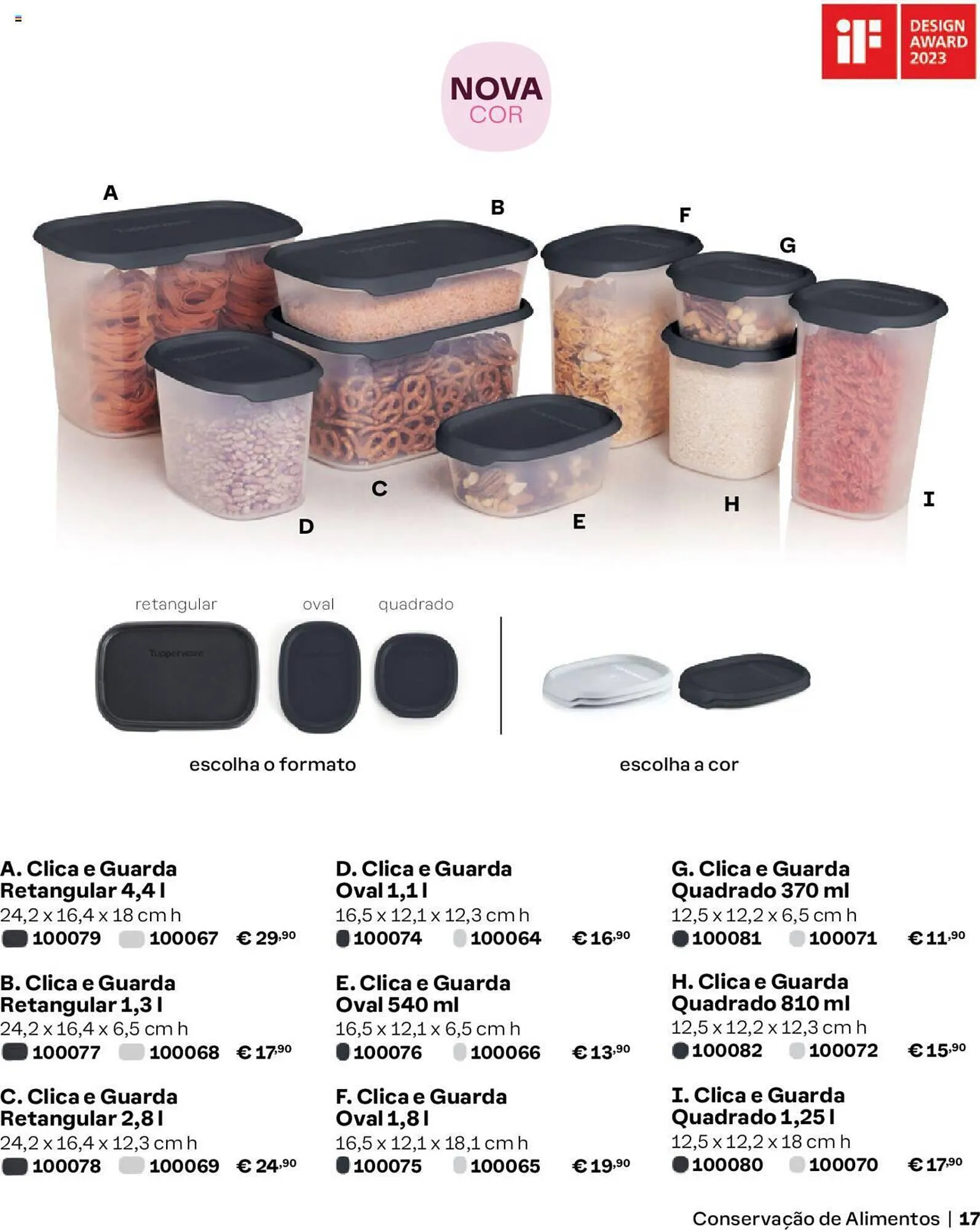 Folheto Folheto Tupperware de 5 de março até 31 de agosto 2024 - Pagina 17