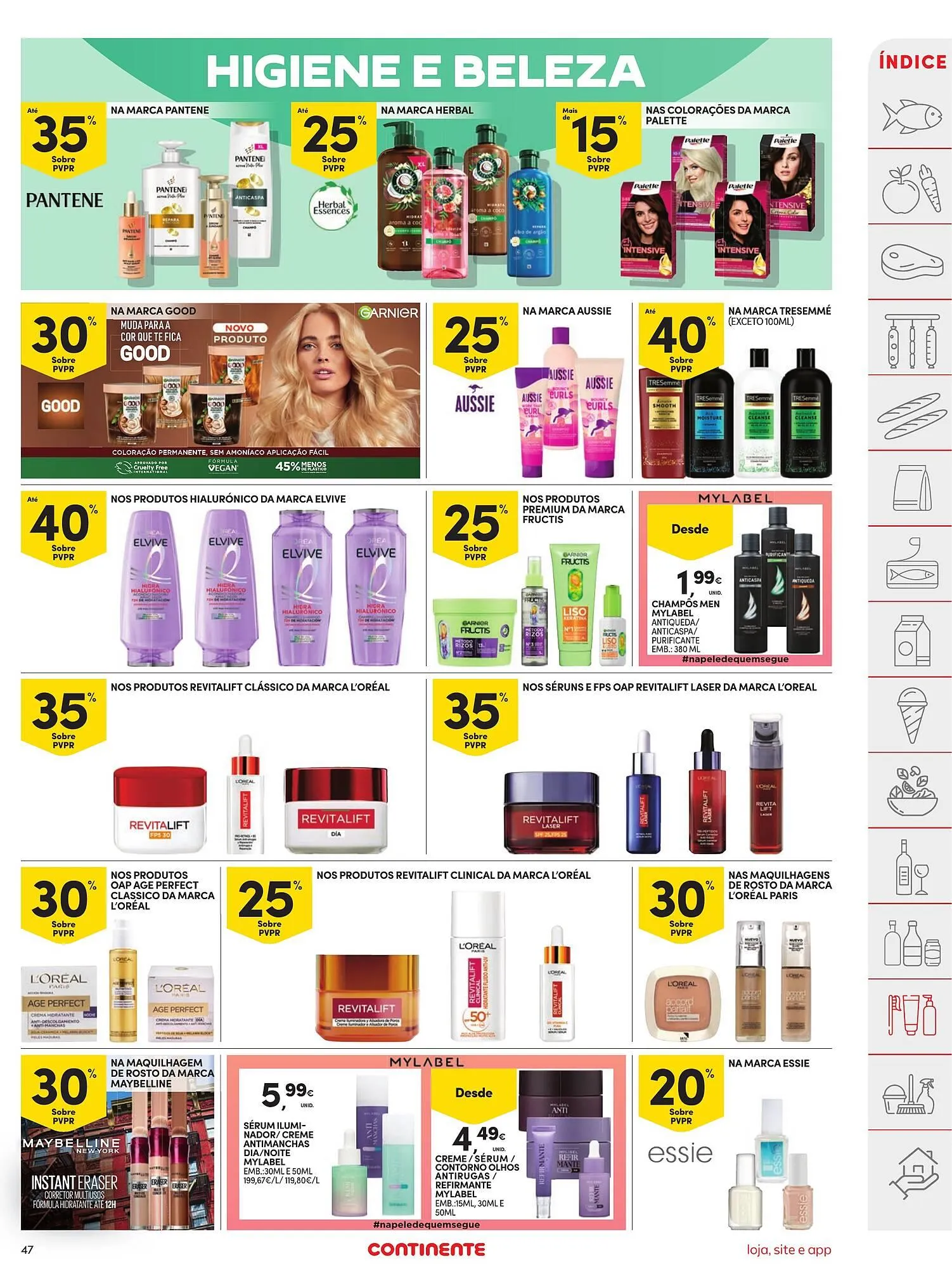 Folheto Folheto Continente de 31 de março até 6 de abril 2026 - Pagina 47
