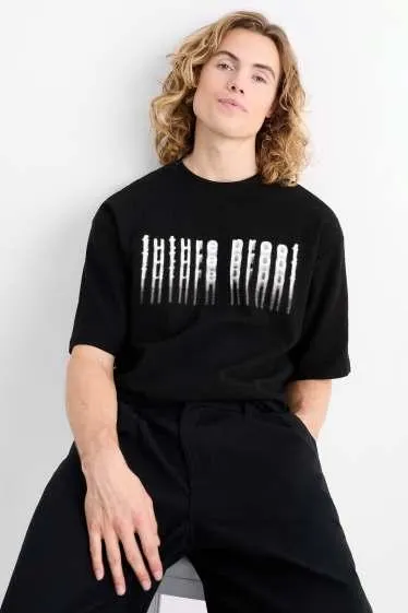 T-shirt - oversized - textured