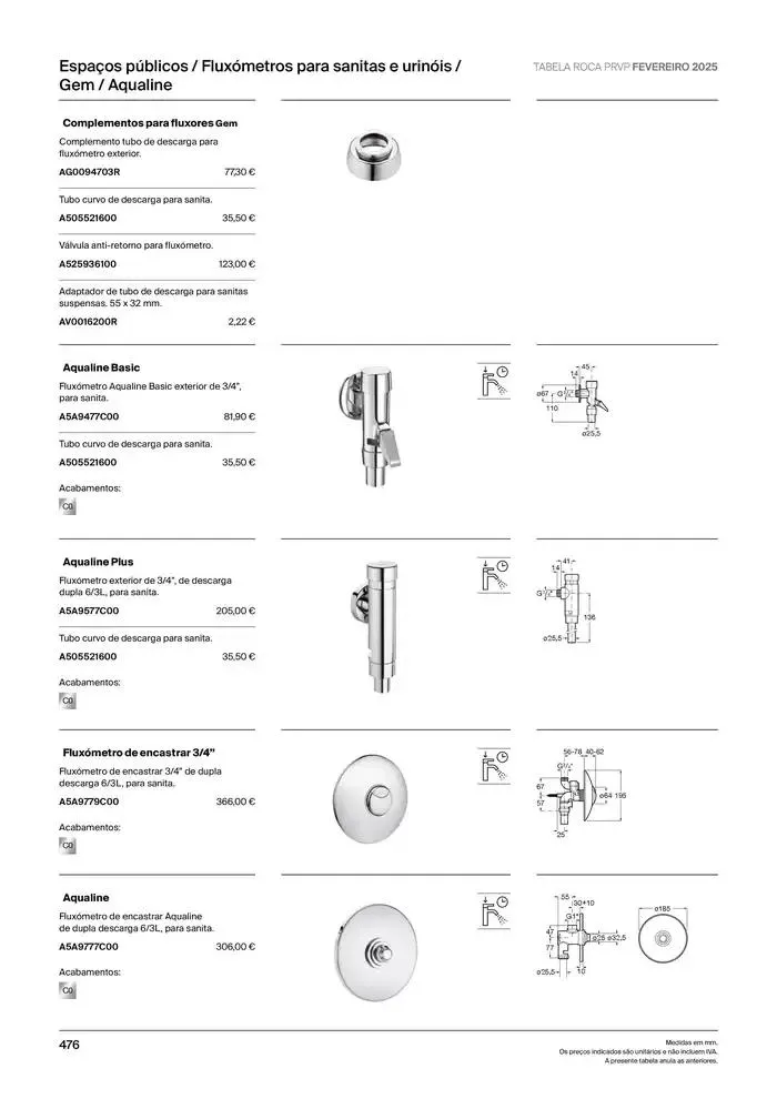 Folheto Soluções de Banho de 6 de janeiro até 31 de dezembro 2025 - Pagina 478