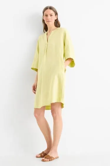 Linen tunic dress