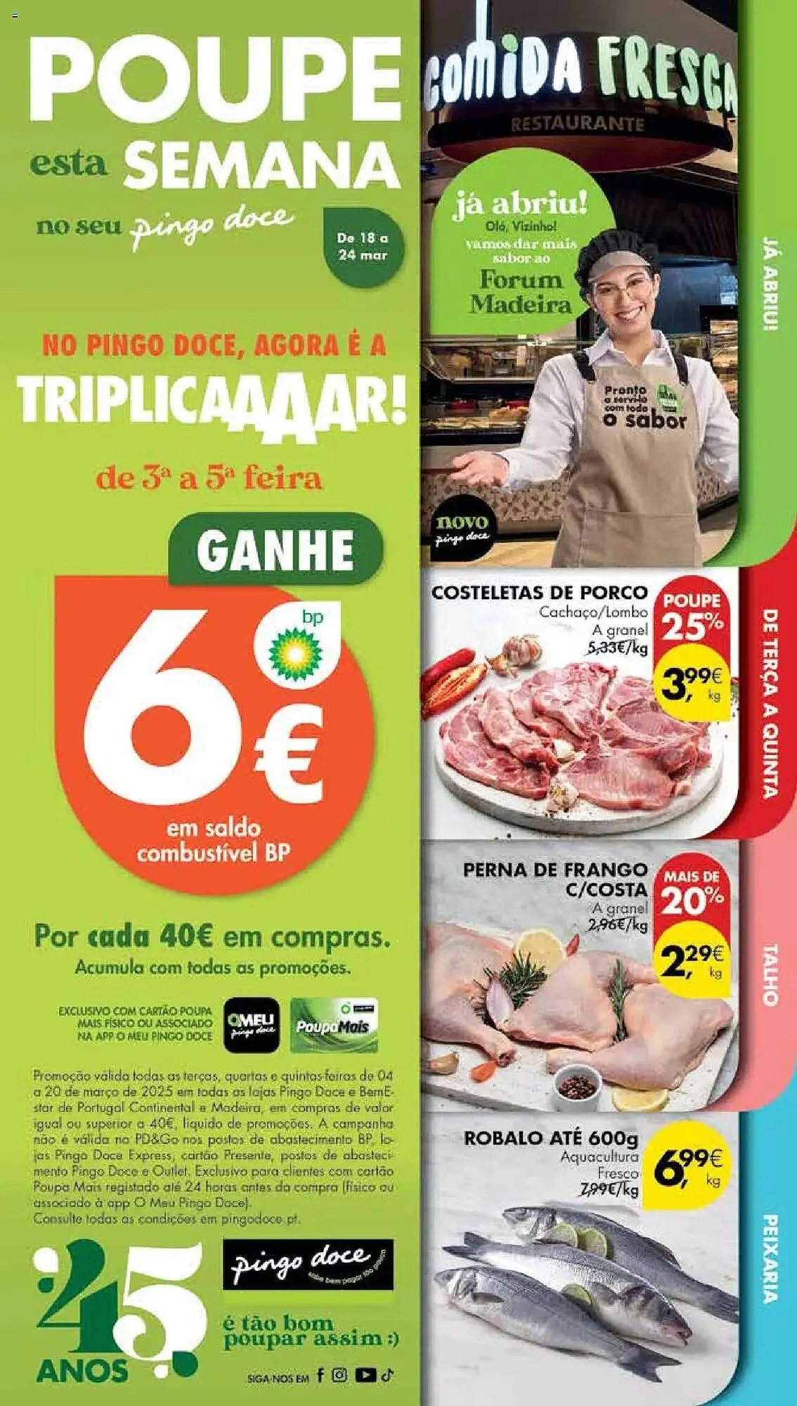 Folheto Folheto Pingo Doce de 18 de março até 24 de março 2025 - Pagina 1