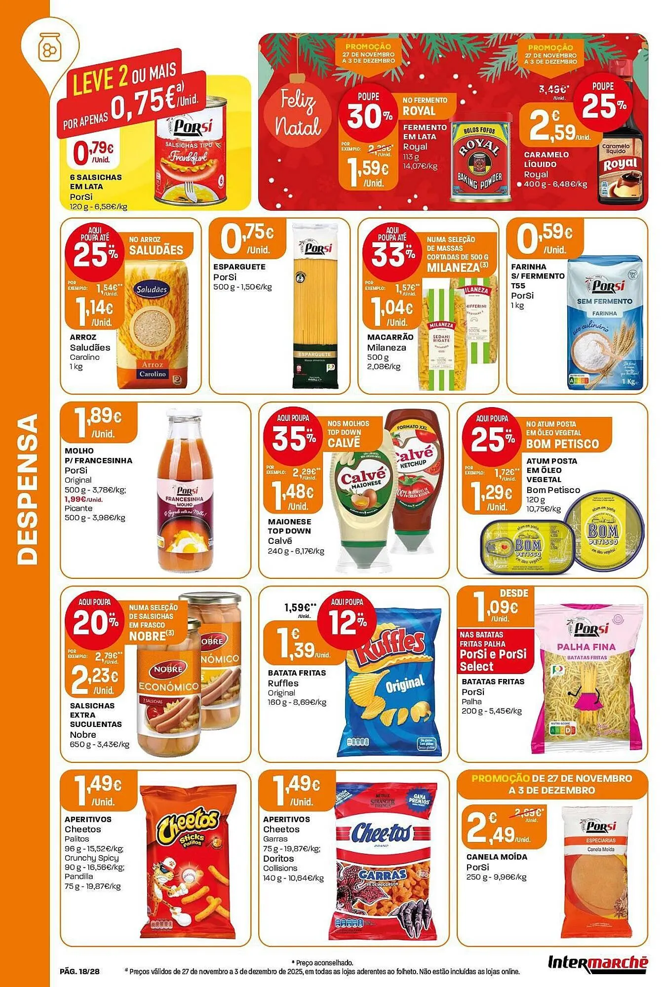 Folheto Folheto Intermarché de 27 de novembro até 3 de dezembro 2025 - Pagina 18