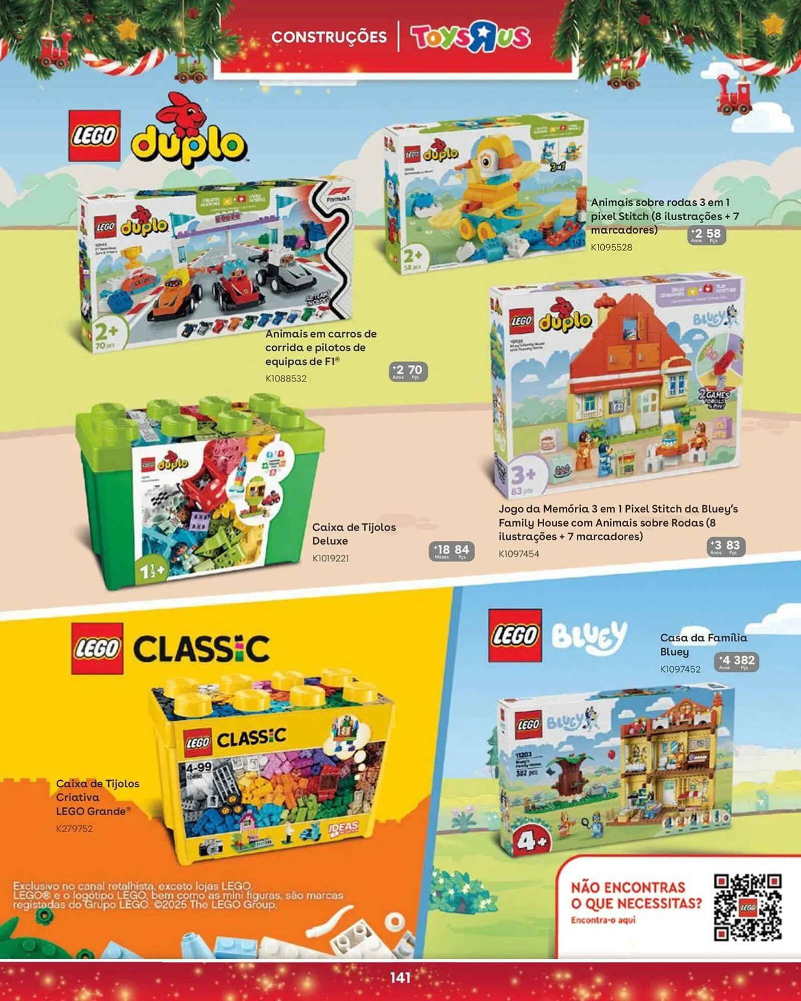 Folheto Catálogo Toys R Us de 5 de novembro até 5 de janeiro 2026 - Pagina 141