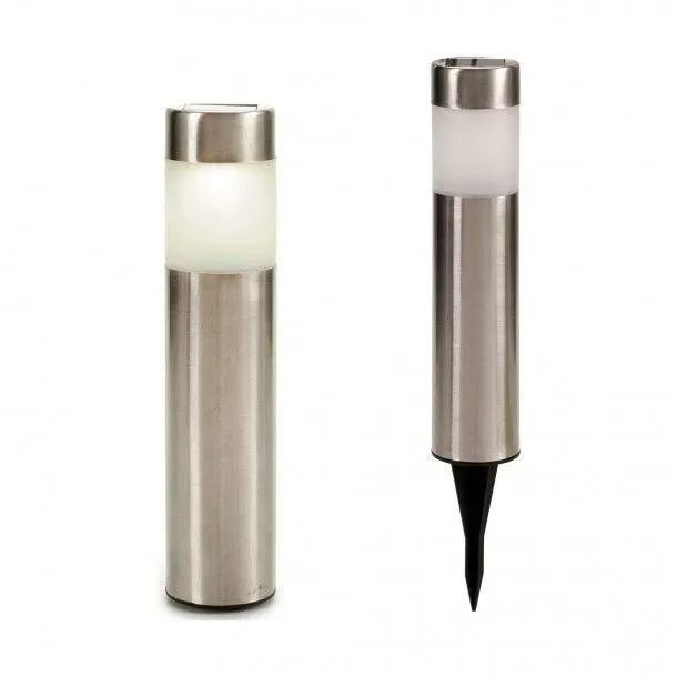 Candeeiro Solar Cilíndrico para Exterior