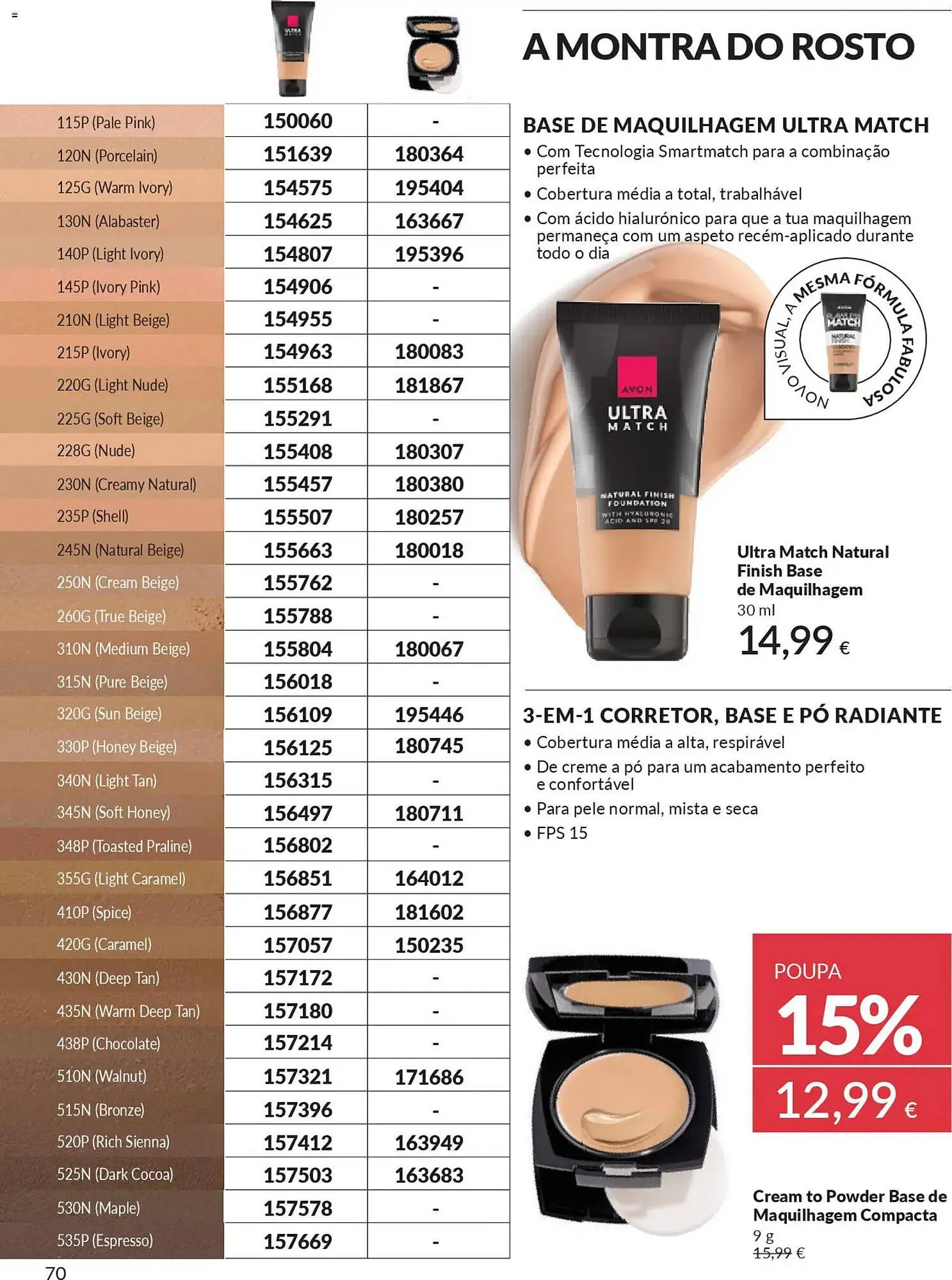 Folheto Catálogo Avon de 1 de novembro até 1 de dezembro 2025 - Pagina 70